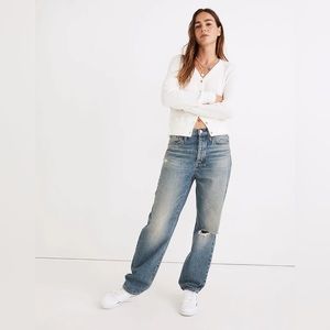 Madewell The Dadjean in Duane Wash: Ripped Edition, Size 27 (runs large)